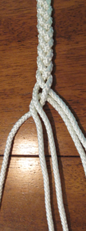 3-strand braid step 2