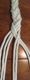 4-strand braid step 5