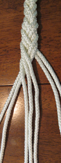 4-strand braid step 6