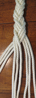 5-strand braid step 4